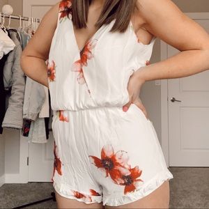 Winston White Floral Romper